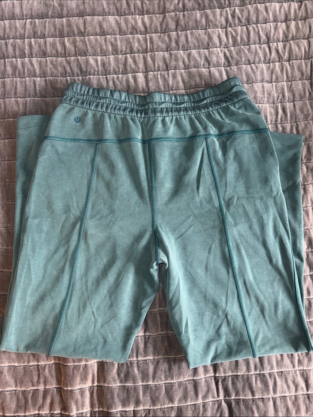 Lululemon softstreme teal pants - Picture 2 of 5